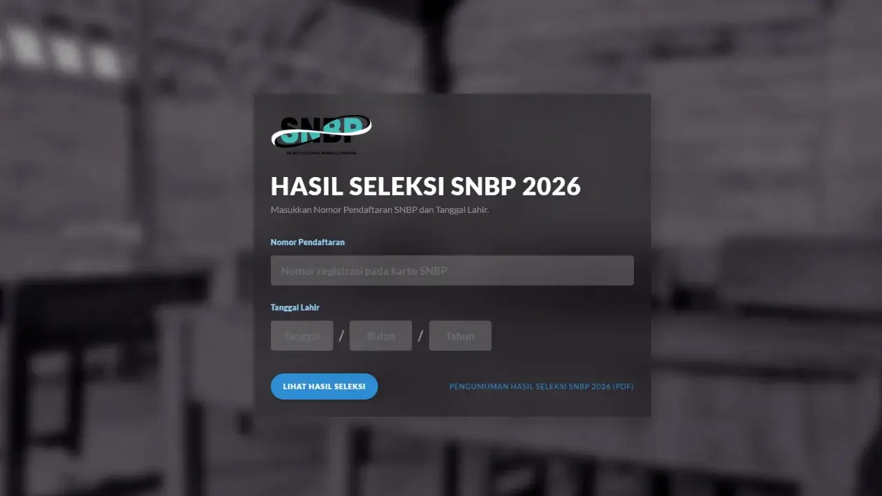 Cara Cek Pengumuman SNBP 2026