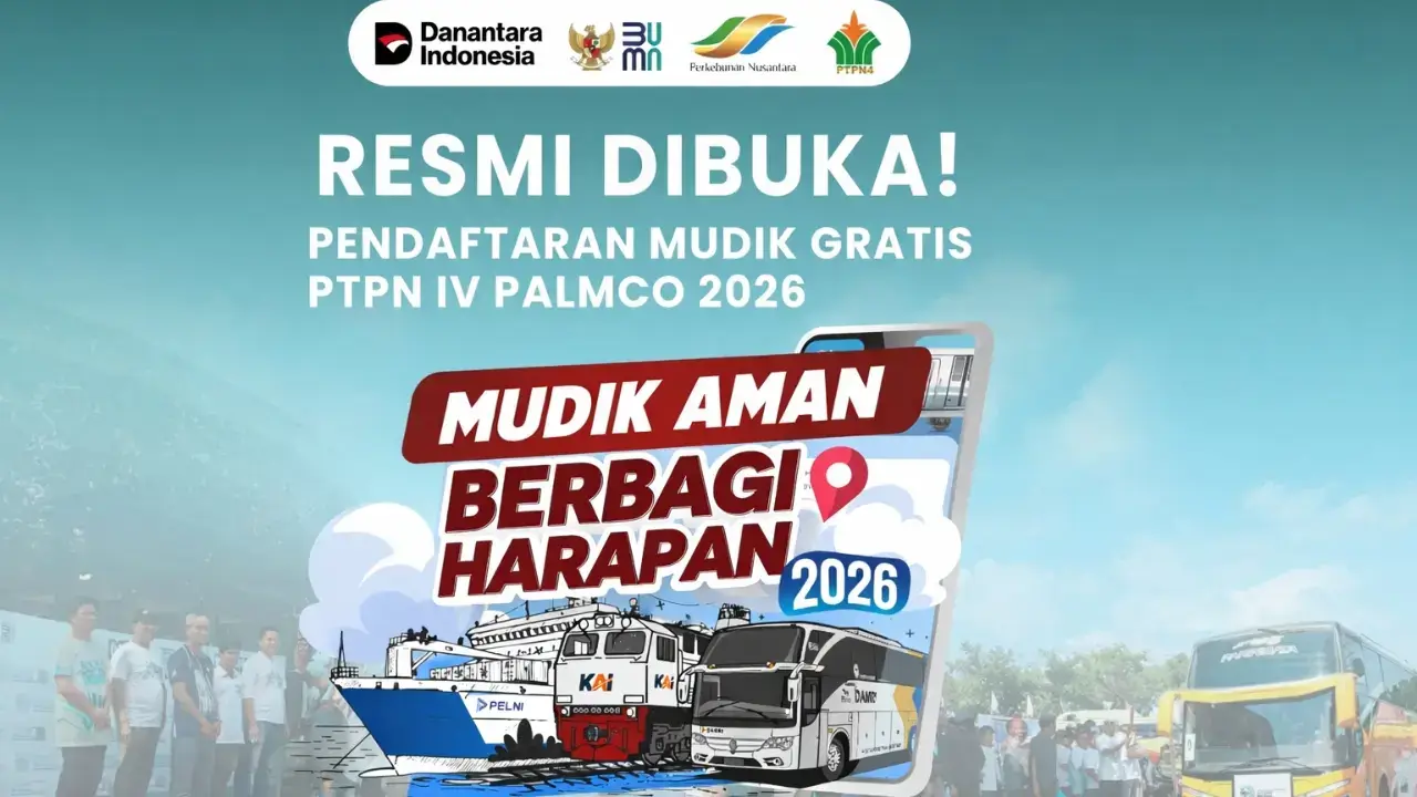 Mudik Gratis PTPN IV PalmCo 2026