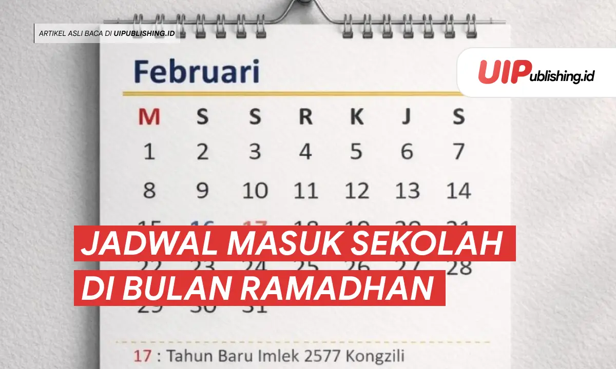 jadwal masuk sekolah di bulan ramadhan uipublishing.id
