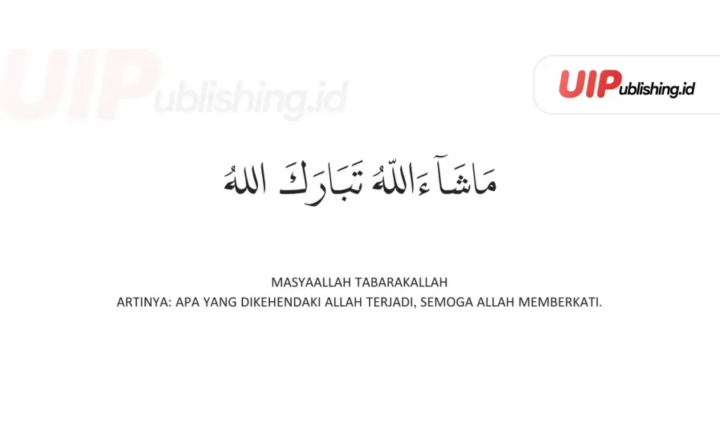 Masyaallah tabarakallah 